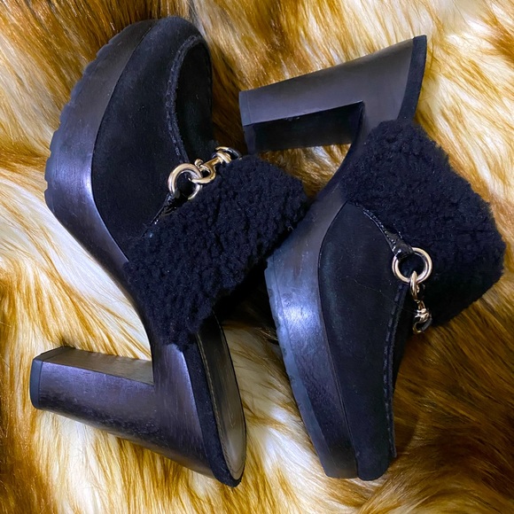 Coach Shoes - Coach Fur Sandal
